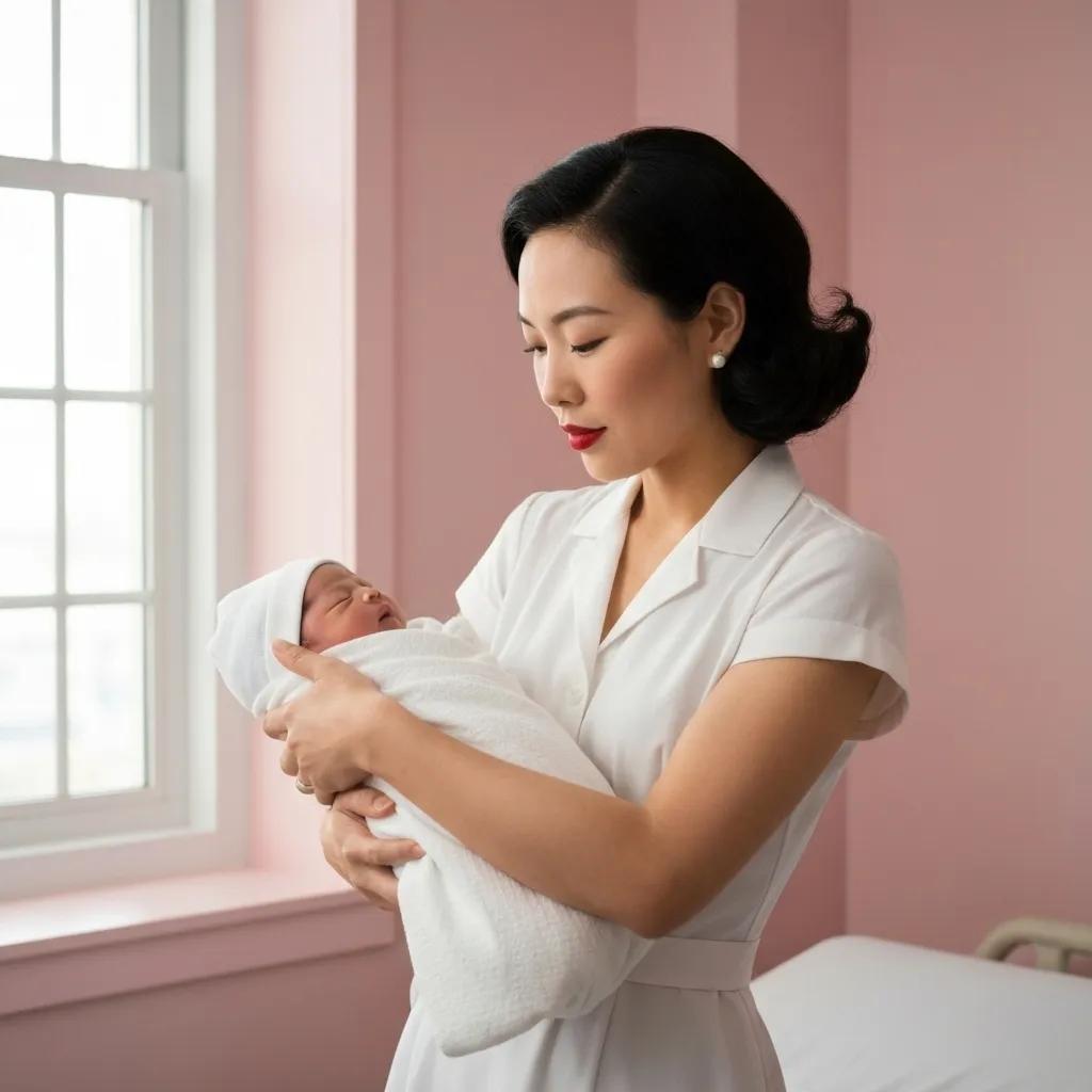 Healthcare provider caring for a newborn in a hospital nursery, highlighting the importance of proper medical attention in birth injury claims