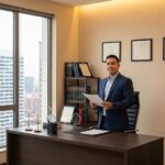 lawyers-office-with-legal-books-and-a-laptop-representing-legal-fees-in Utah